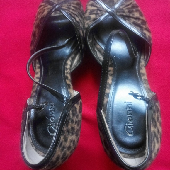 Leopard Animal Print Sandal - Picture 1 of 4